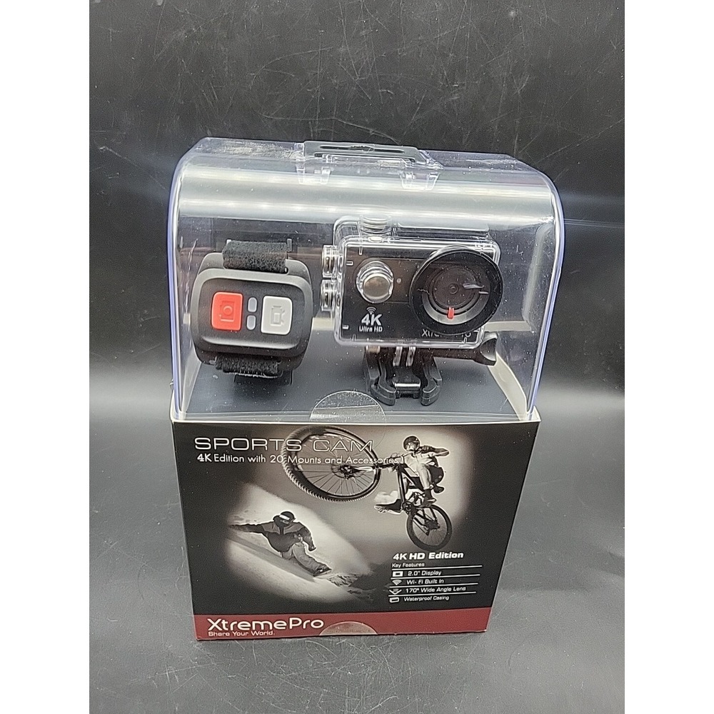 4k wifi sports action camera with accessories (4k HD Edition)